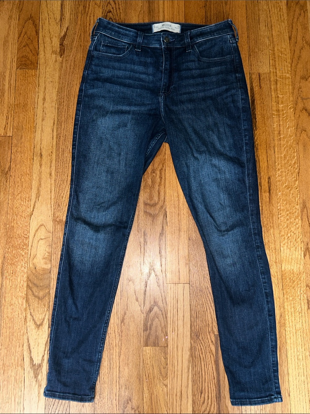 Hollister Dark Wash Curvy High-Rise Super Skinny Jeans size 8R Regular